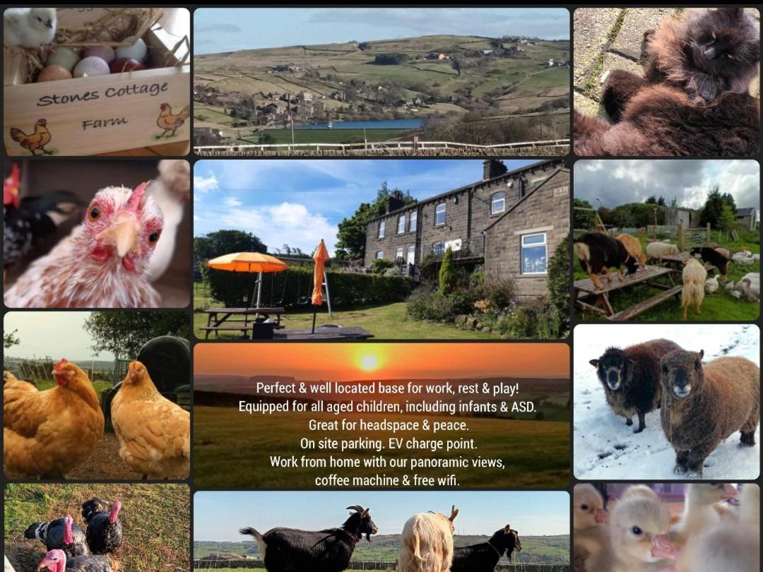 Stones Cottage Farm, Nr Haworth, Family Friendly, Work Friendly, Gaming Barn, Crafting, Free Wifi, Free Parking, Ev Point Oxenhope Экстерьер фото